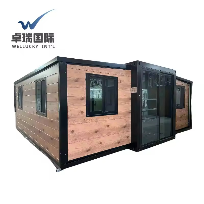 20ft/40ft Expandable Container Home | Prefab Modular Cabin for Living