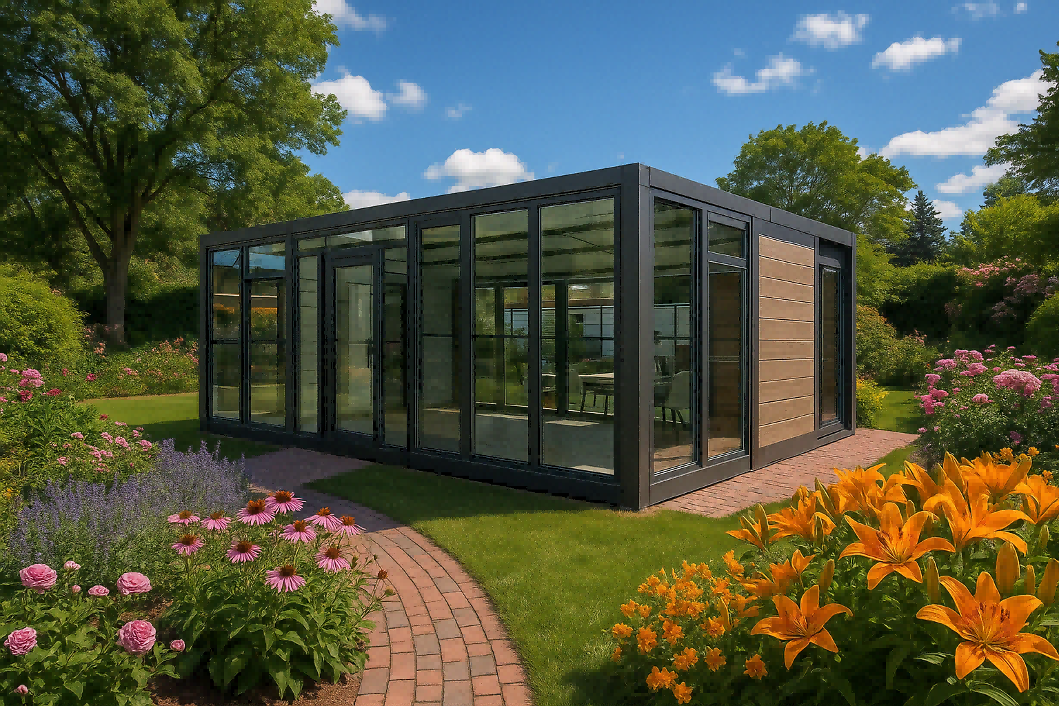 How easy is it to install a container house, and how long does it take?