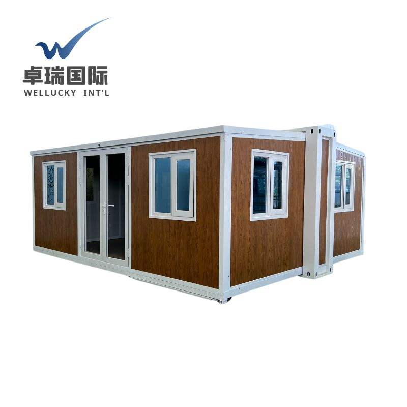 WELLUCKY 20ft Luxury Prefabricated Steel House Expandable Prefab Cabin
