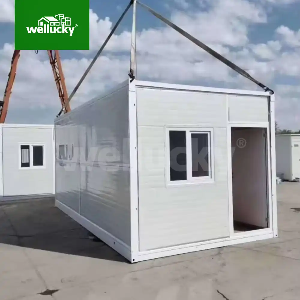 Foldable Container House | Flat Pack Prefab Modular Homes for Quick Installation, Durable and Portable