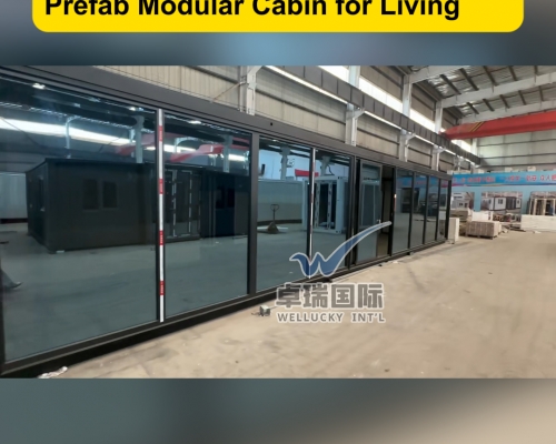 40ft Expandable Container Home | Prefab Modular Cabin for Living