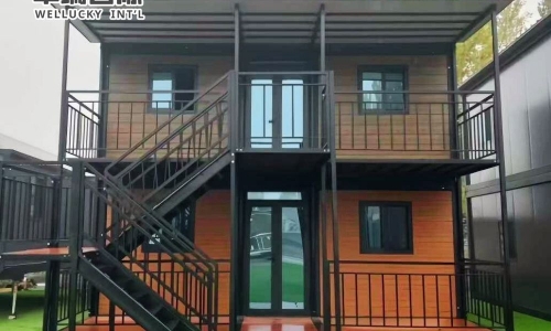 Discover the Versatility of Wellucky Two-Story Container Homes 🌍 Modern | Durable | Sustainable — Ideal for residential, commercial, and temporary needs.