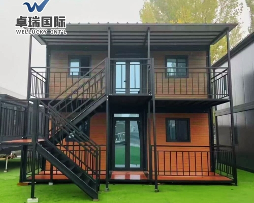 Discover the Versatility of Wellucky Two-Story Container Homes 🌍 Modern | Durable | Sustainable — Ideal for residential, commercial, and temporary needs.