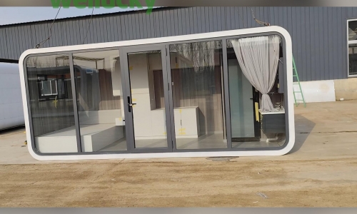 20ft Luxury Space Capsule | Modern Prefab Living Pod by Wellucky House
