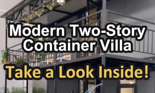 Stunning Two-Story Container Home Revealed!