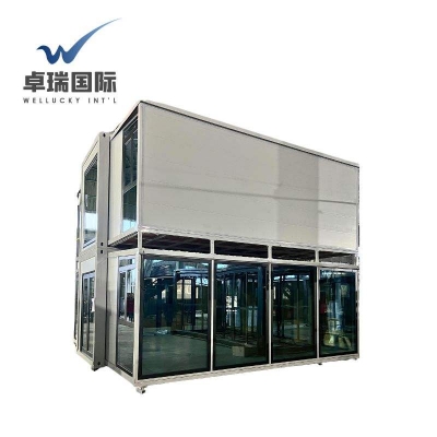 WELLUCKY 20ft 40ft Australia Prefab Expandable Steel Home with 2 beds room