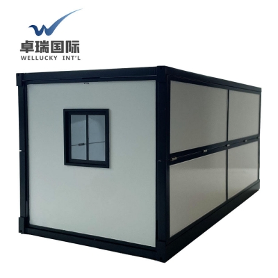 Movable 20ft Capsule Home Shipping Container Houses Prefabricated Modular Hotel