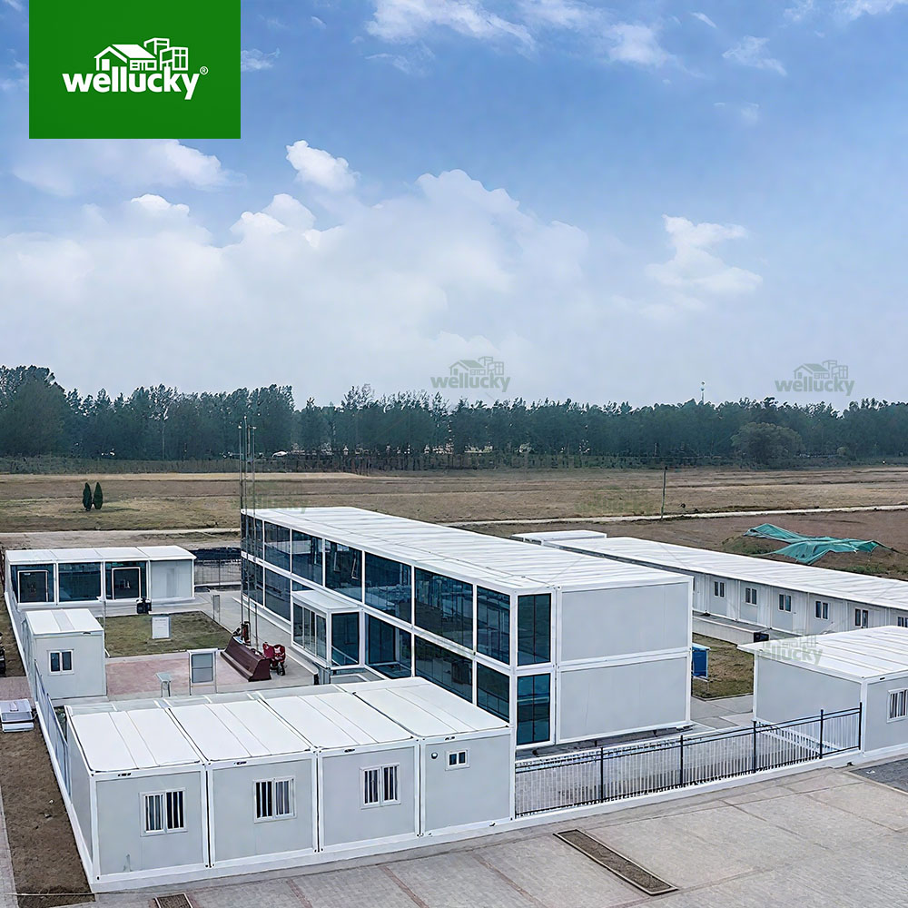 Modular container camp project overview and site application